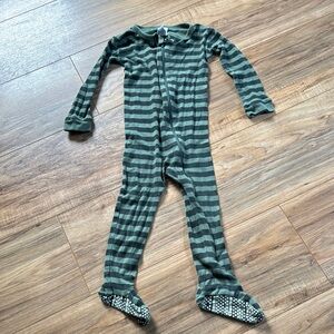 Gerber Green Striped Footie One Piece